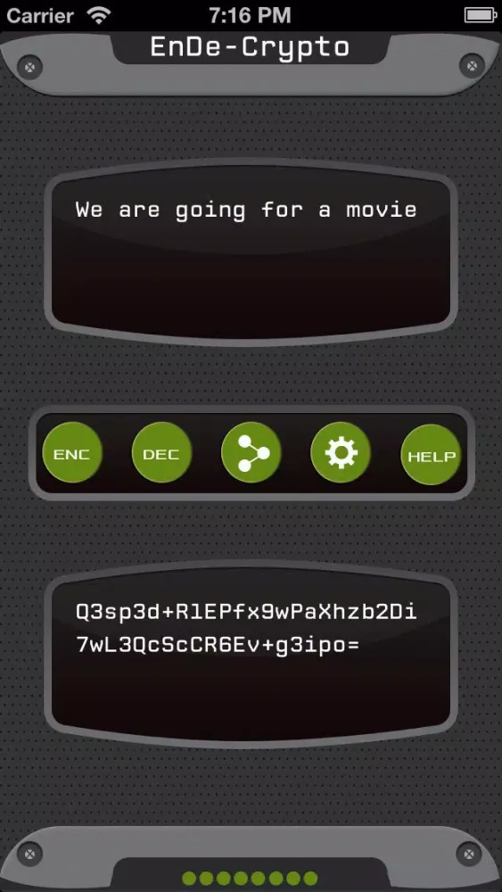 Screenshot di EnDe-Crypto