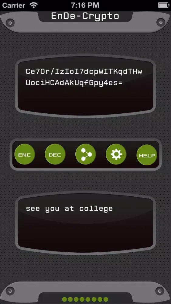 Screenshot di EnDe-Crypto
