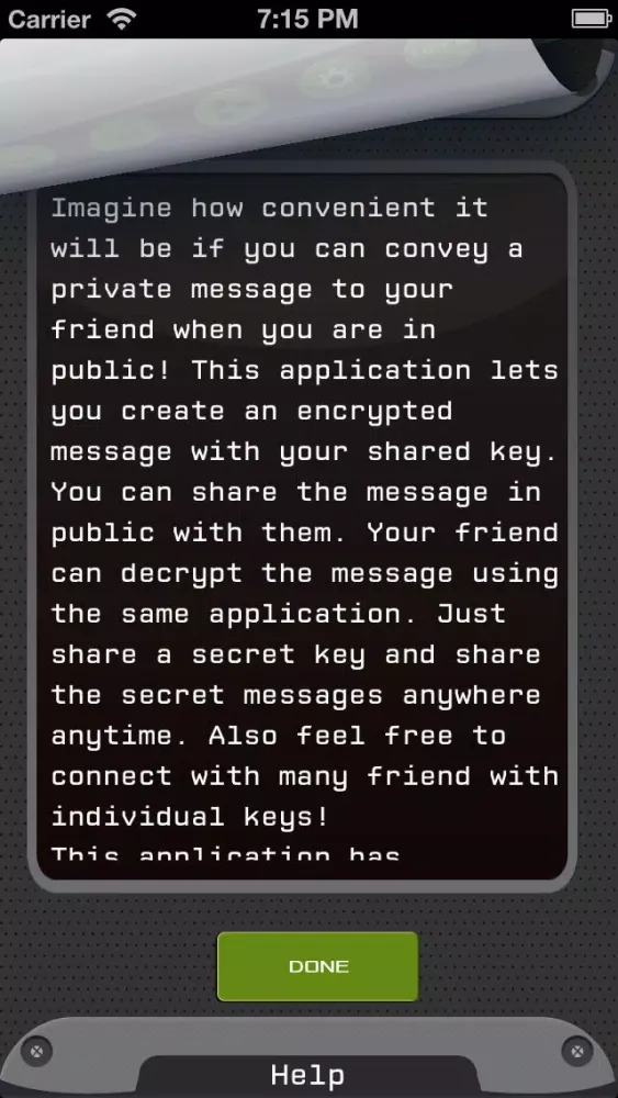 Screenshot di EnDe-Crypto