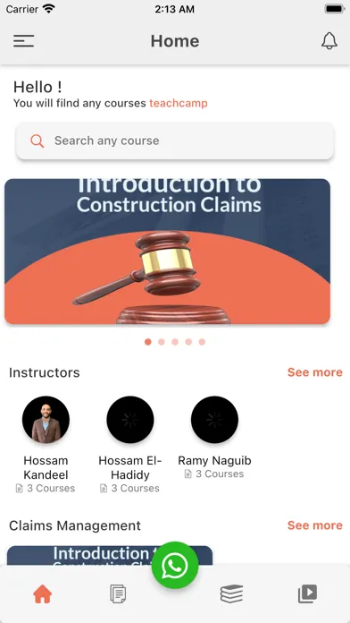 teachcamp سکرین شاٹس