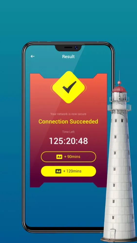 Ảnh chụp màn hình của YUYU VPN: Fast & Secure Proxy