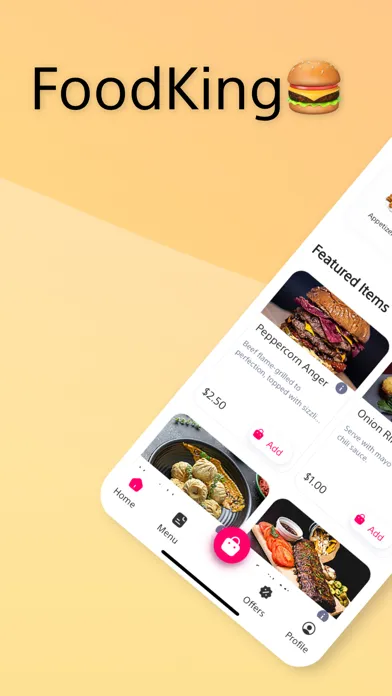 FoodKing - Restaurant & Coffee Screenshots