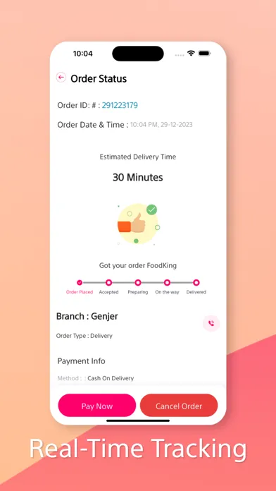 FoodKing - Restaurant & Coffee Screenshots