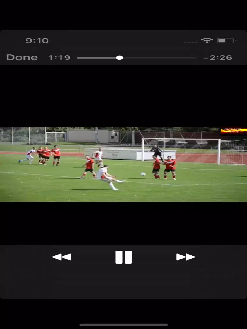 Tangkapan layar Pak TV HD iPad 