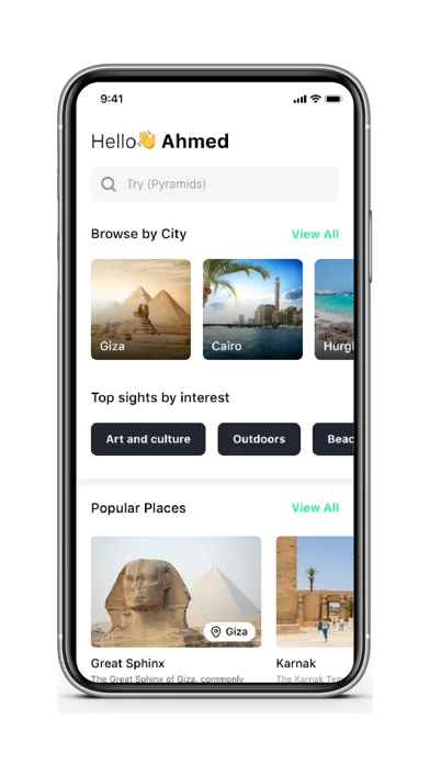 Zrzuty ekranu Egypt Audio Guide(EAG)