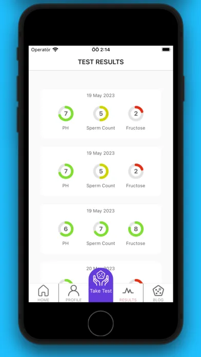 Sperm Count Analysis سکرین شاٹس