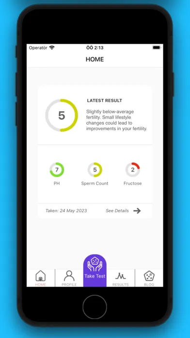 Sperm Count Analysis سکرین شاٹس