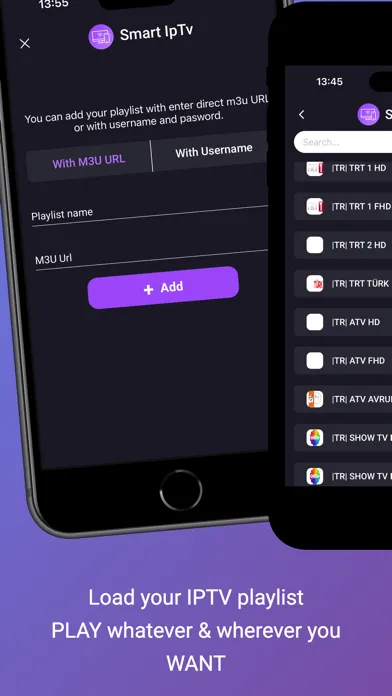 Capturas de tela do Smart IPTV - Mobile TV