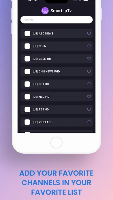 Capturas de tela do Smart IPTV - Mobile TV