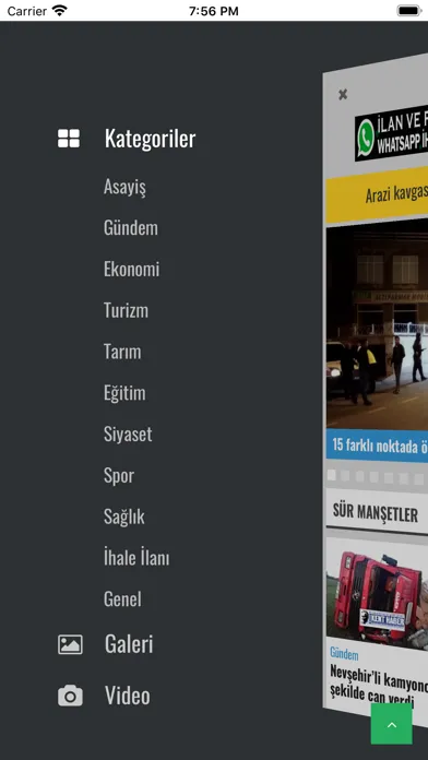 Nevşehir Kent Haber应用截图