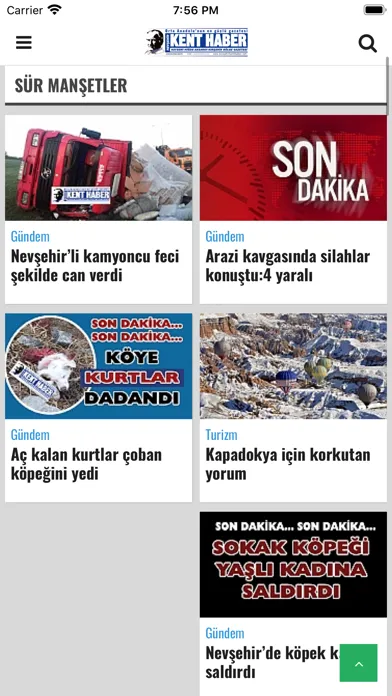 Nevşehir Kent Haber应用截图