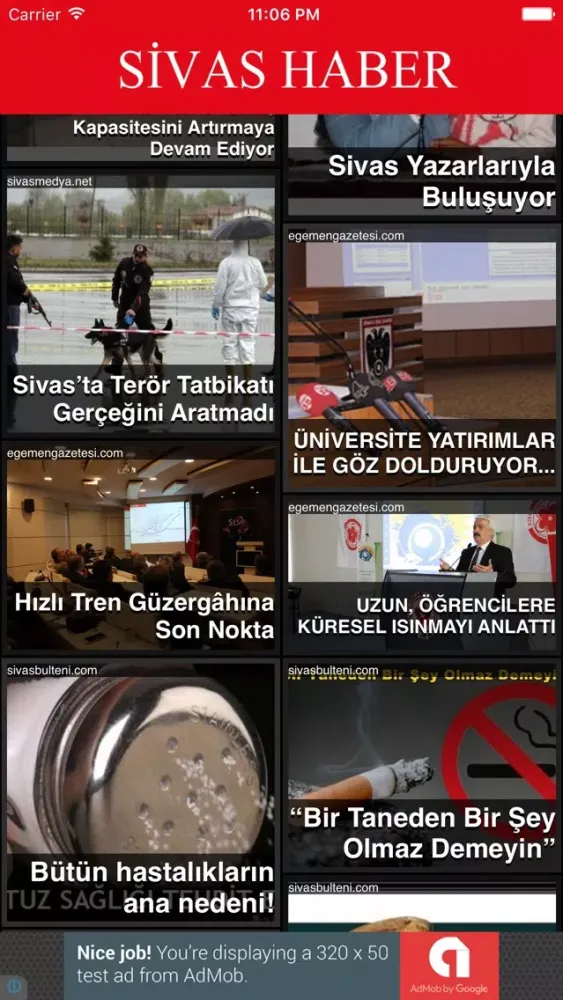 Sivas Haberleri سکرین شاٹس