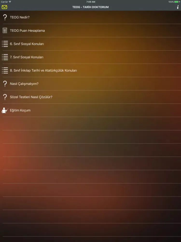 TEOG - Tarih Doktorum iPad  Screenshots