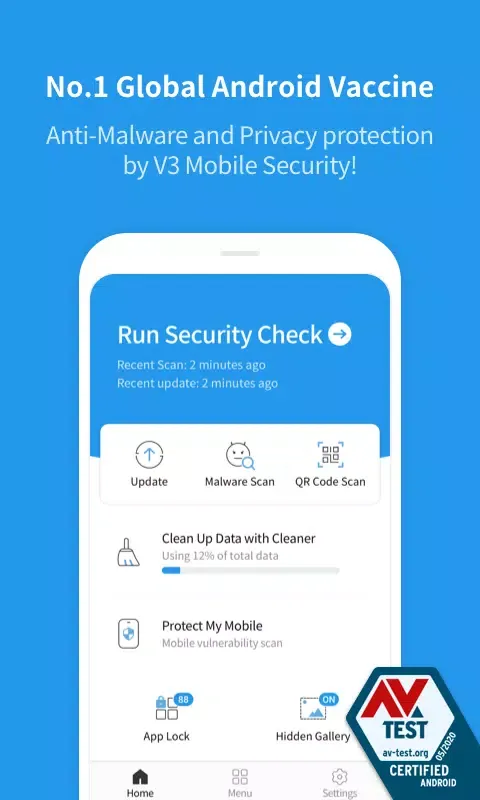 Screenshot di V3 Mobile Security Anti-Virus