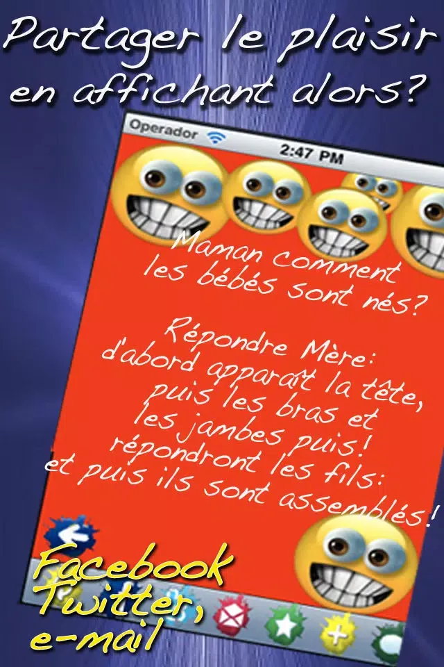Blague du Jour - Des blagues,Humour, Droles スクリーンショット