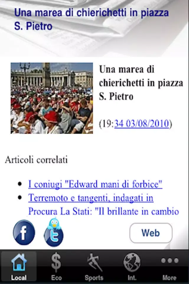 Giornali italiani Screenshots