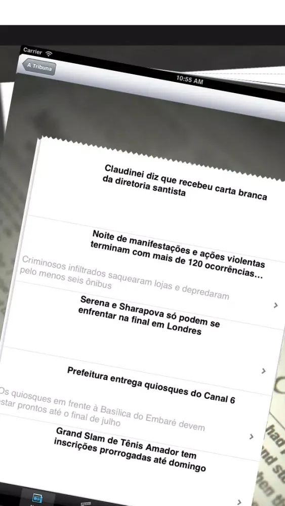 Zrzuty ekranu Jornais do brasil RSS