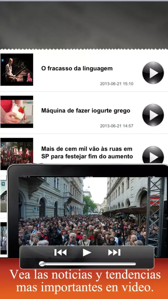 Zrzuty ekranu Jornais do brasil RSS