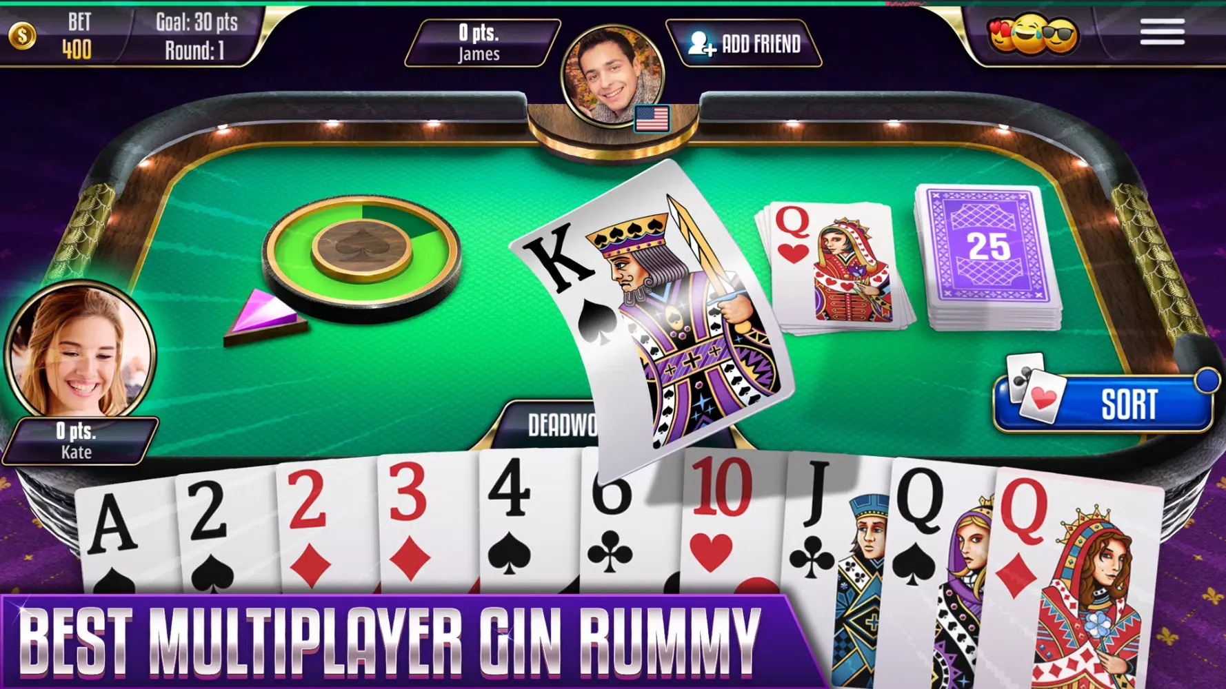 Gin Rummy Legends स्क्रीनशॉट