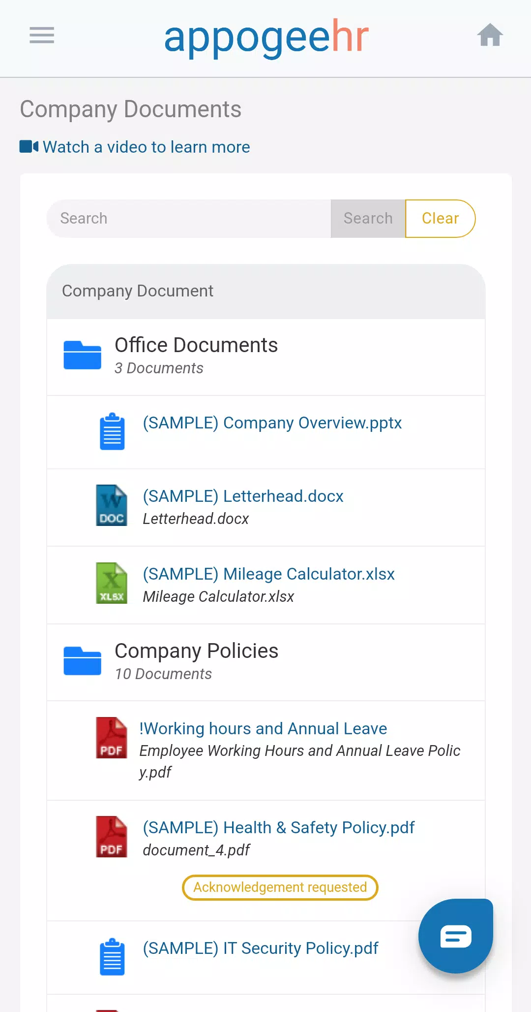 Appogee HR Screenshots