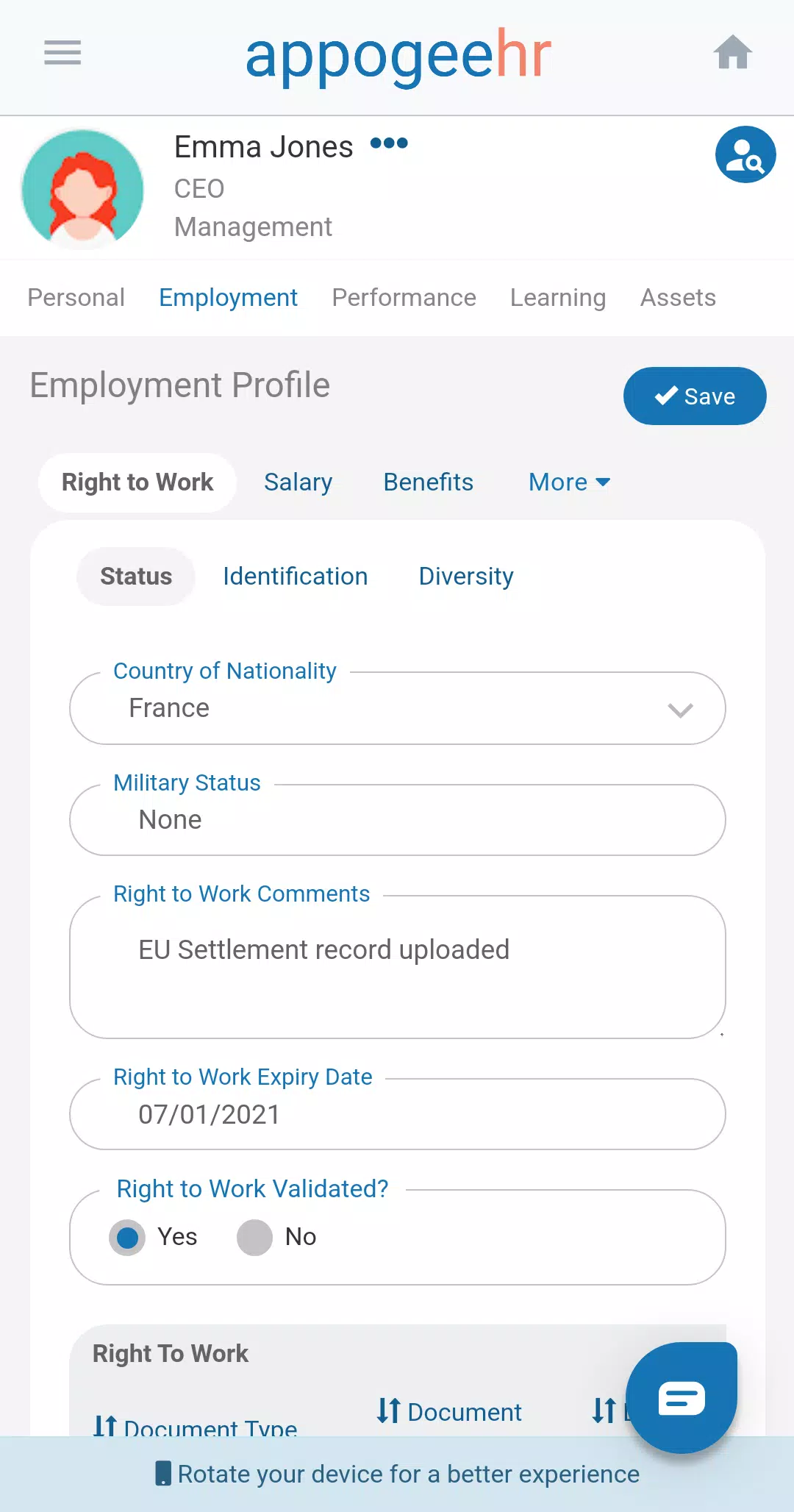 Appogee HR Screenshots