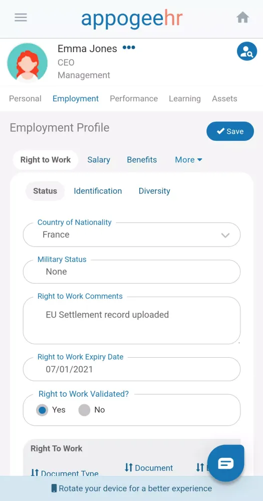 Appogee HR Screenshots
