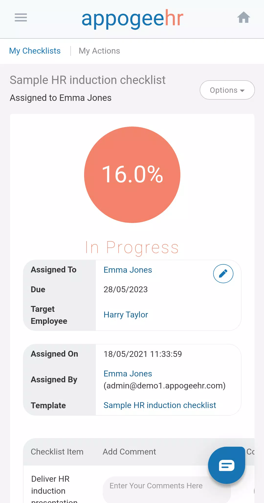 Appogee HR Screenshots