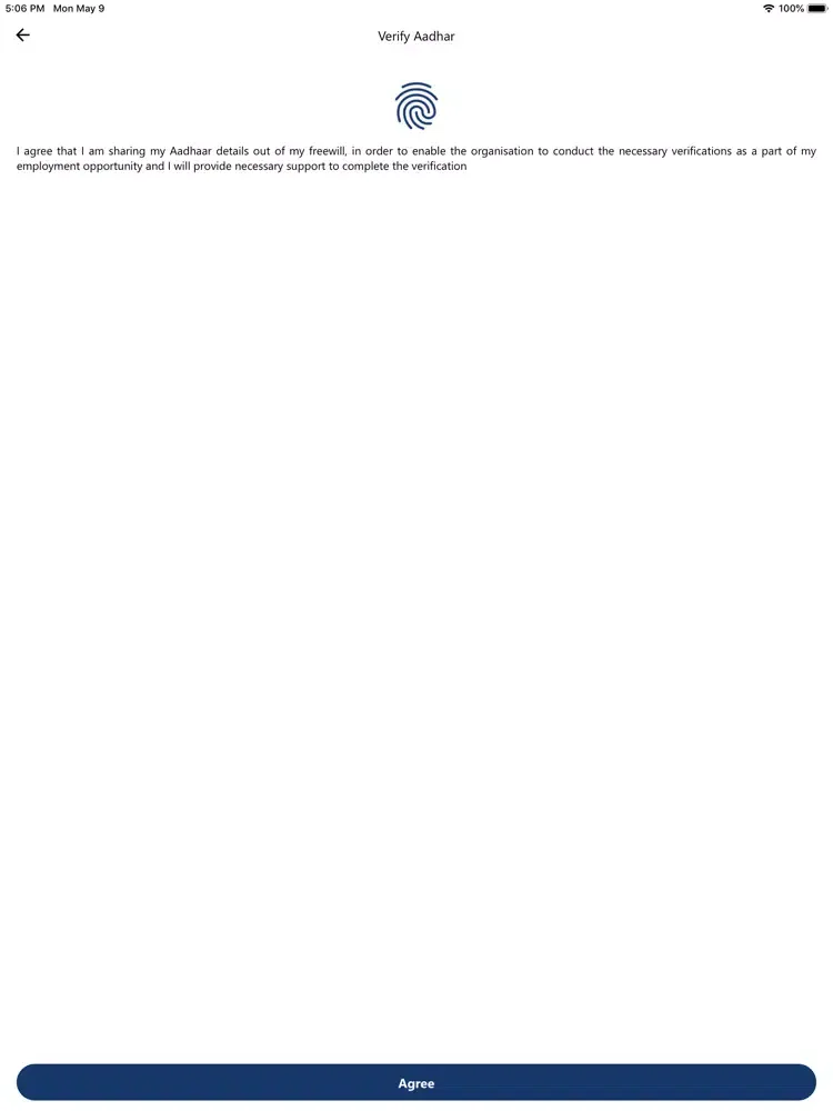 Tangkapan layar Access Healthcare Jobs iPad 