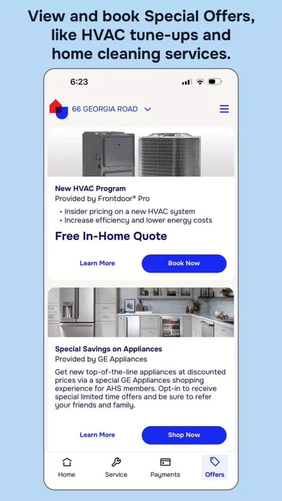 Ảnh chụp màn hình của AHS: American Home Shield