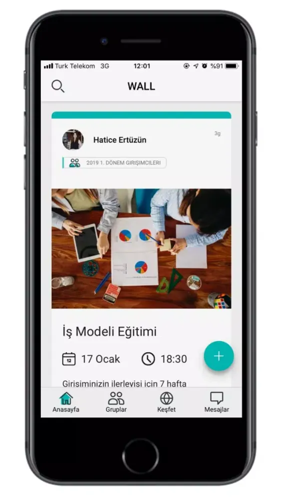 Capturas de tela do İTÜ Çekirdek
