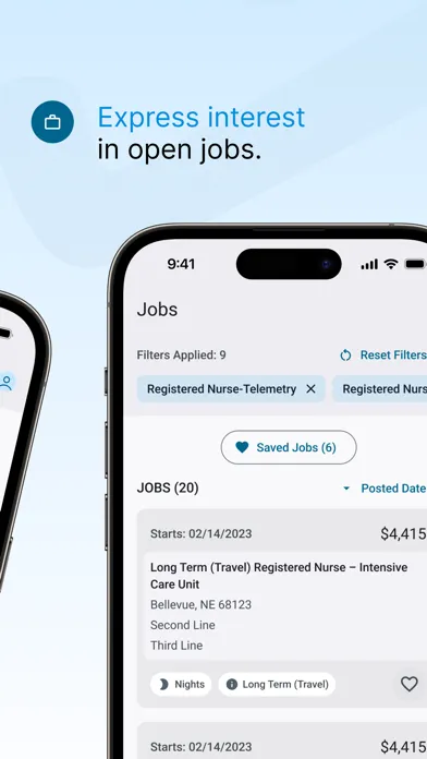 Tangkapan layar AHS GO: Travel Healthcare Jobs