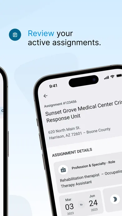 Tangkapan layar AHS GO: Travel Healthcare Jobs