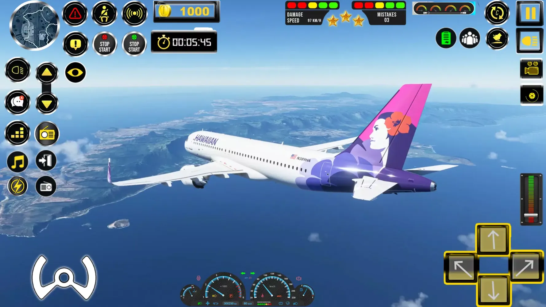 Ảnh chụp màn hình của Pilot Simulator Plane Game 3D