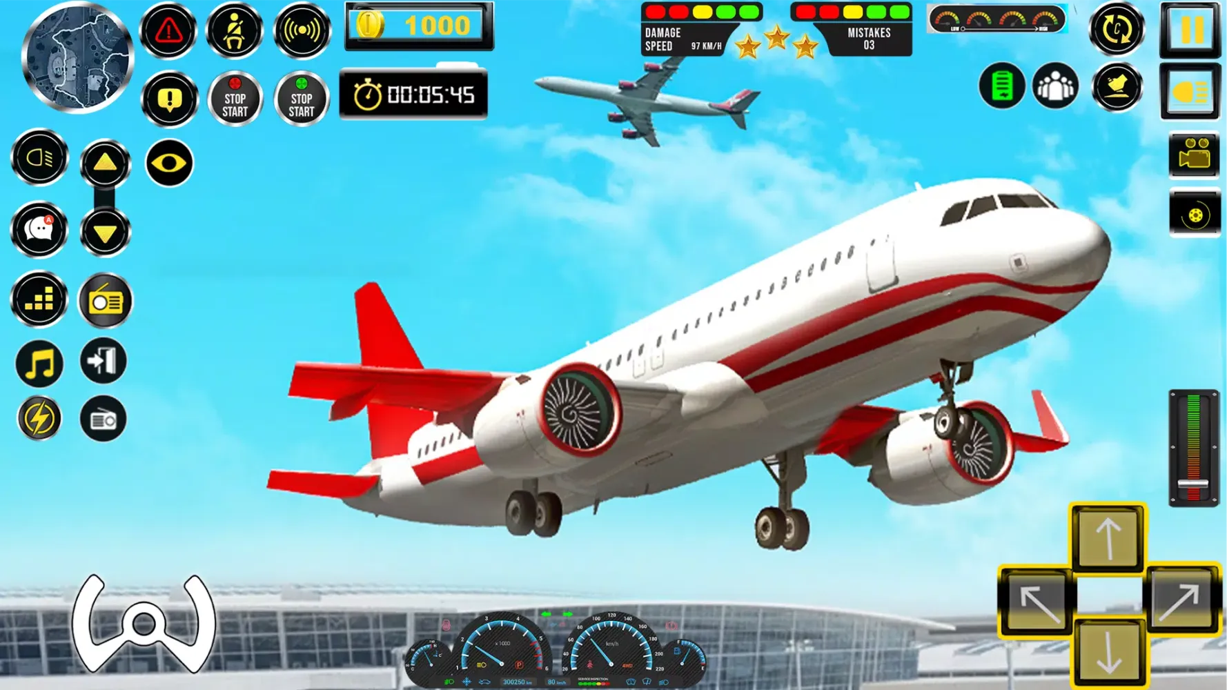 Ảnh chụp màn hình của Pilot Simulator Plane Game 3D