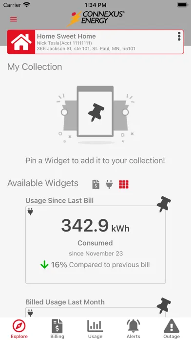 Connexus Energy Screenshots