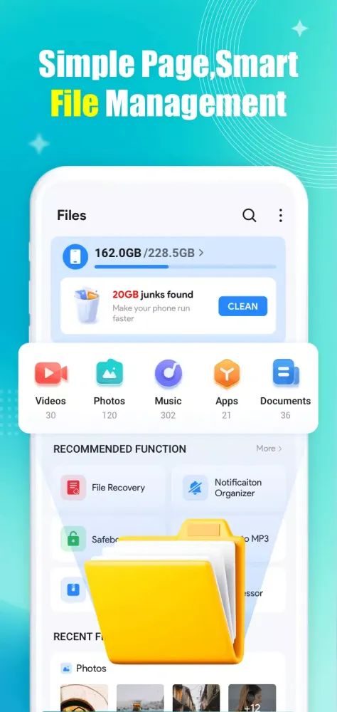 Screenshot di AI Browser: Internet & Files