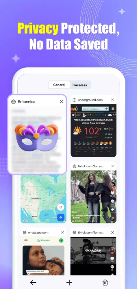 Screenshot di AI Browser: Internet & Files