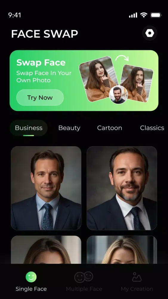 Deep Swap - Face Swap AI Photo Screenshots