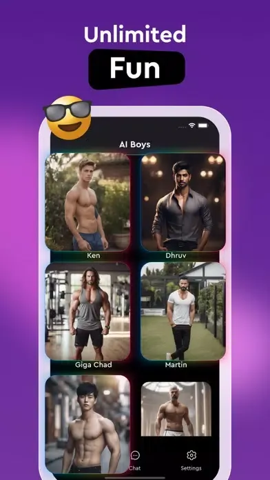 Ảnh chụp màn hình của AI Boyfriend: Sexy Chat BF Gay