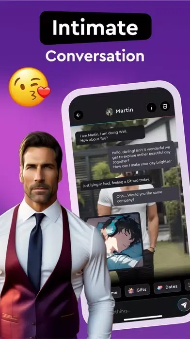 Ảnh chụp màn hình của AI Boyfriend: Sexy Chat BF Gay
