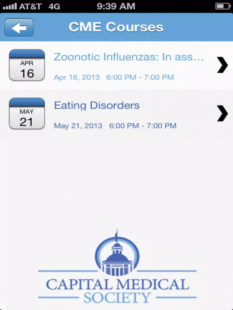 Capital Medical Society iPad 應用截圖