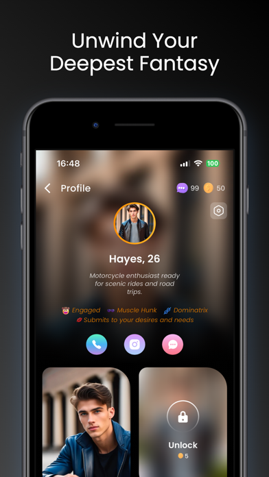 BlueMate AI Gay Boyfriend Chat应用截图