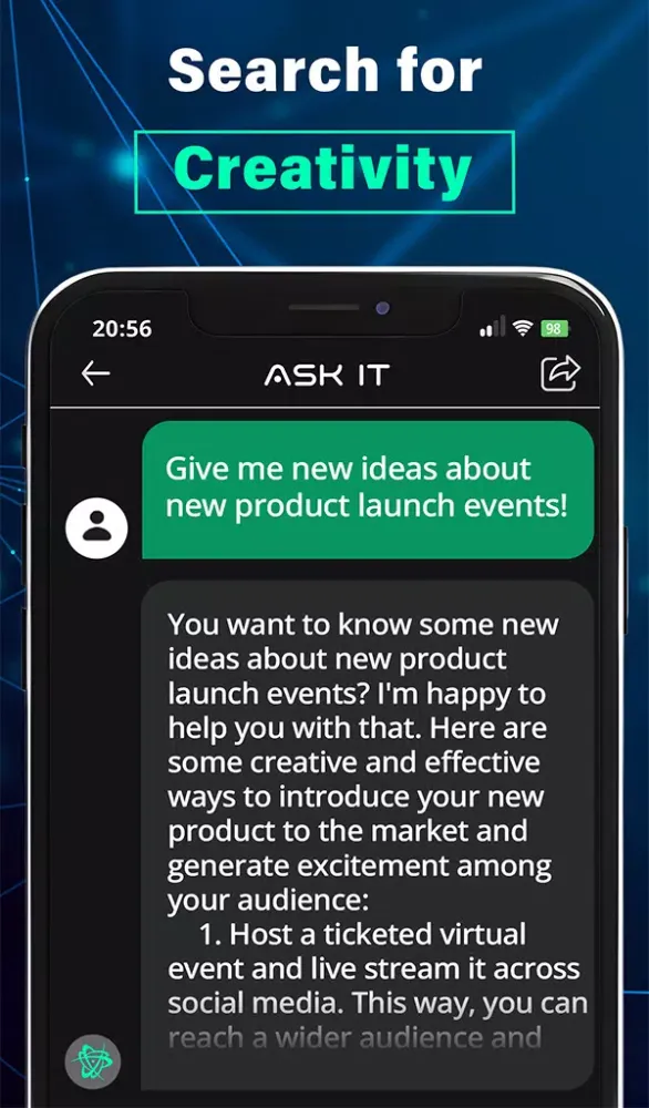 ASK it: AI Chatbot Assistant سکرین شاٹس