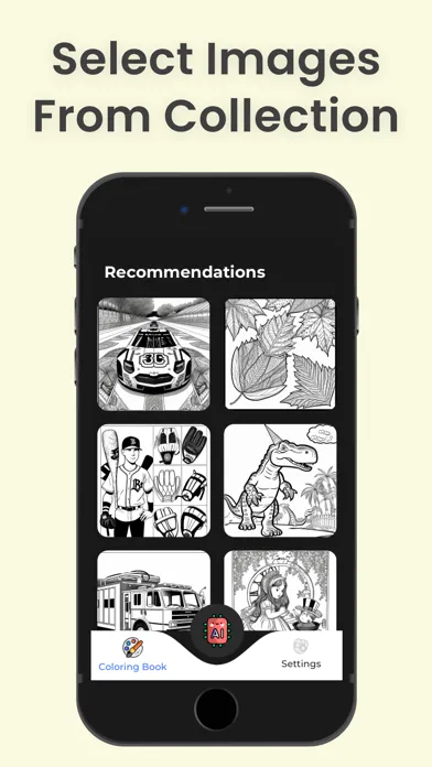Capturas de tela do Painting Games & Coloring Book
