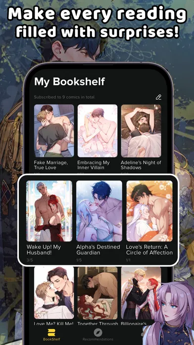WebComica : Webtoon&manga 스크린샷