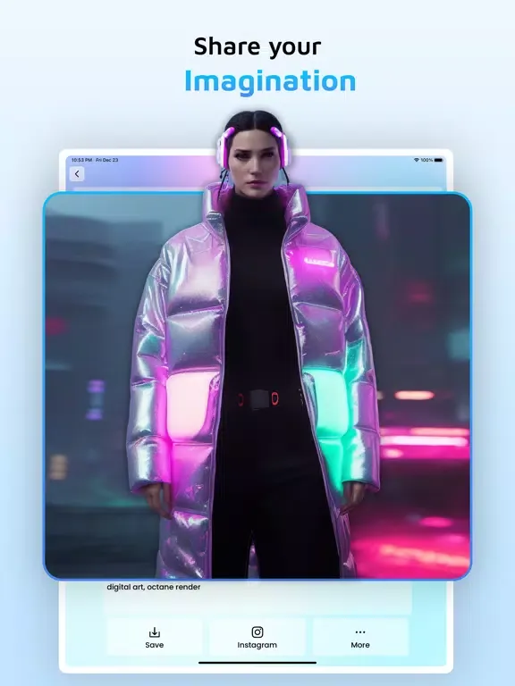 AI Generator Stable Diffusion iPad  Screenshots