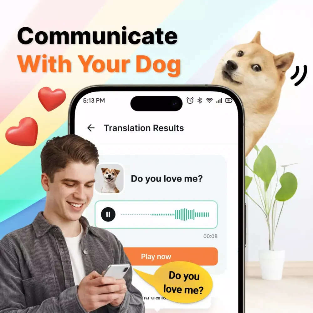 Tangkapan layar Human to Dog Translator
