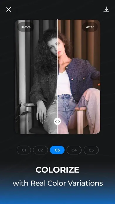 ภาพหน้าจอของ Haze - Photo Enhance, Colorize