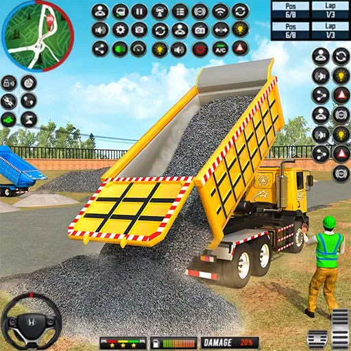 Capturas de tela do City Truck Driving Game 3D
