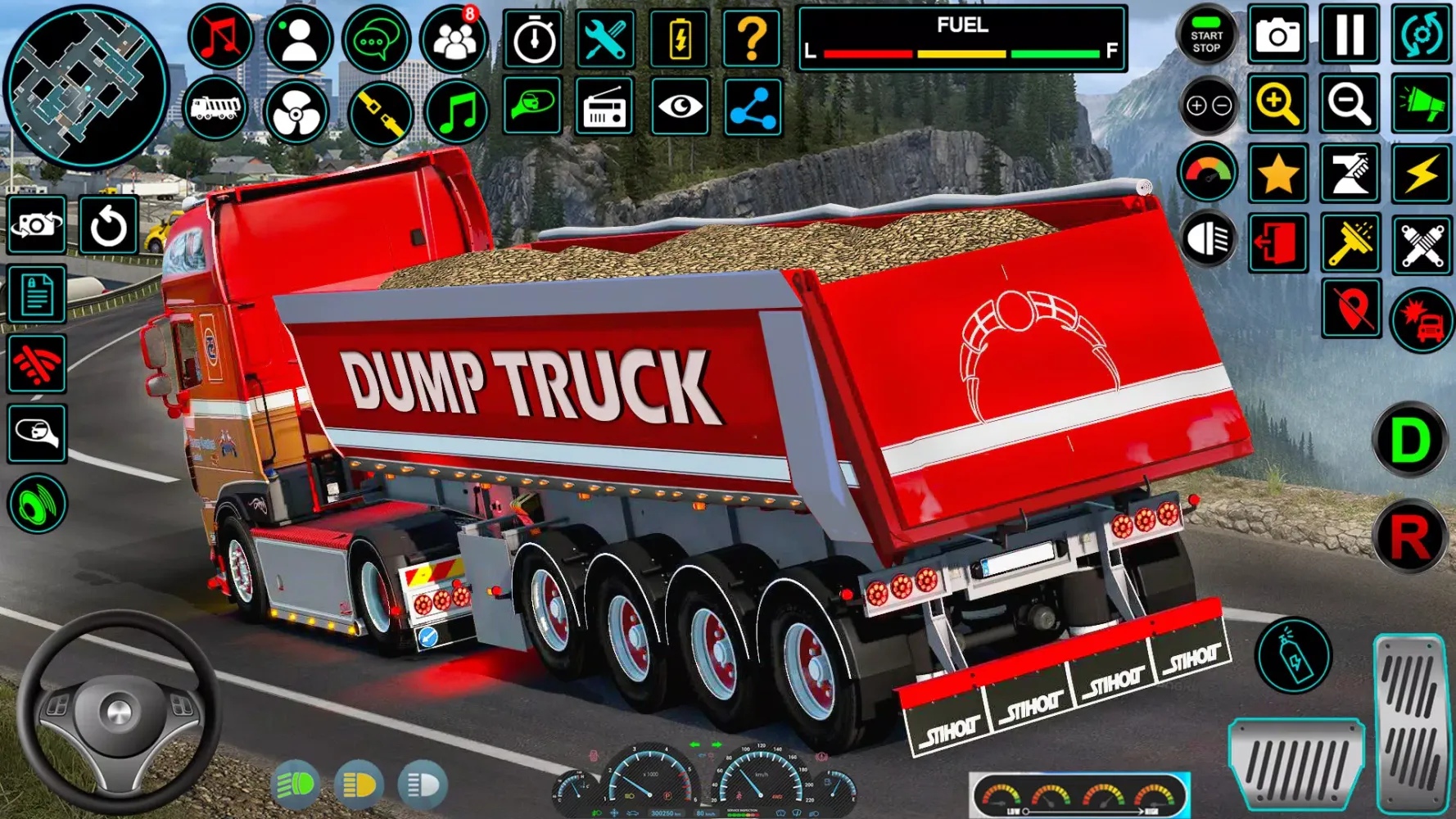 Capturas de tela do City Truck Driving Game 3D
